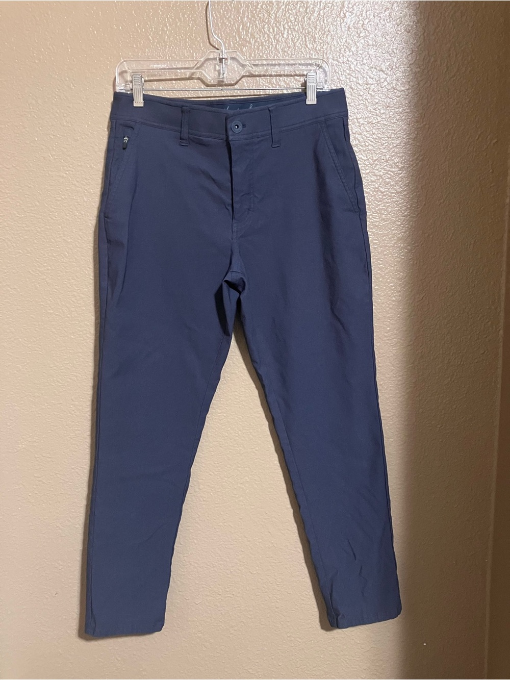 Men's Slim Navy Chino Pants